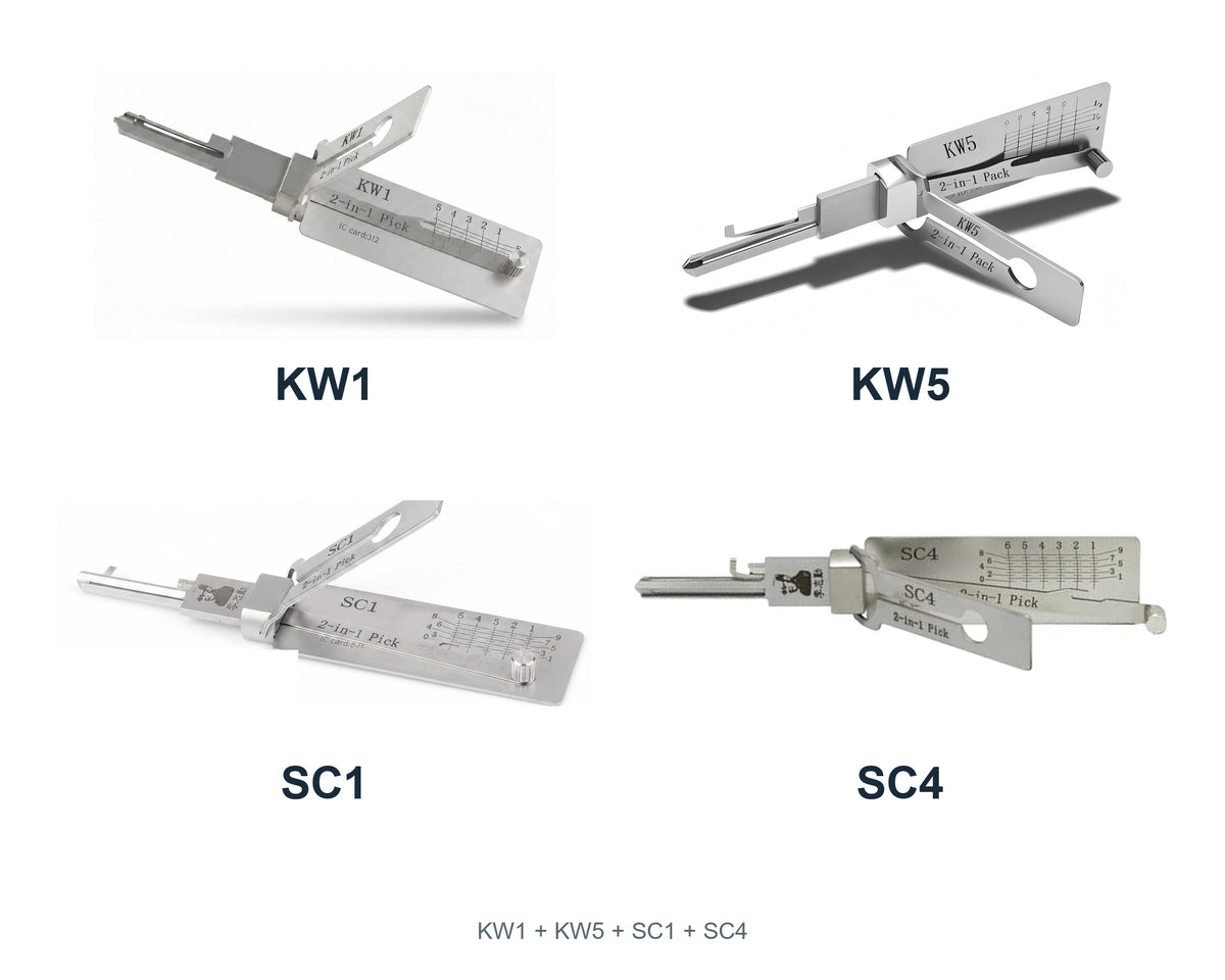 Lockly bundle: KW1 + KW5 + SC1 + SC4 — 4 tools