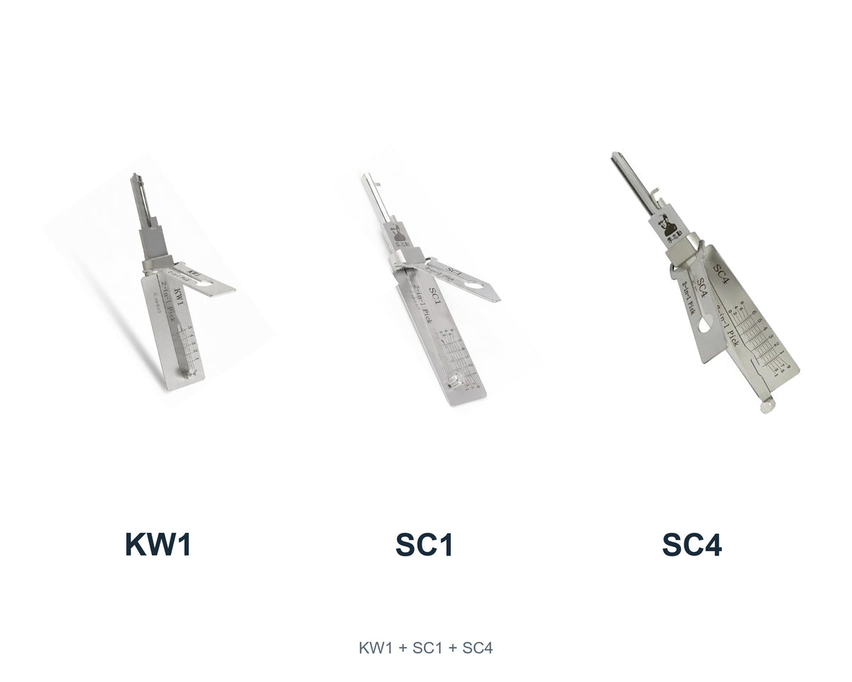 Lockly bundle: KW1 + SC1 + SC4 — 3 tools