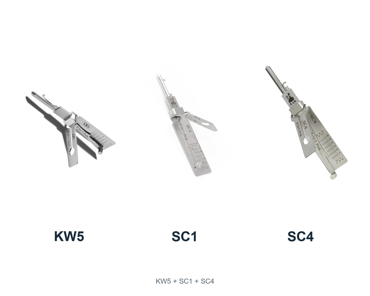 Lockly bundle: KW5 + SC1 + SC4 — 3 tools