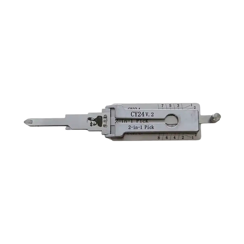 CY24 2-in-1 locksmith tool detail