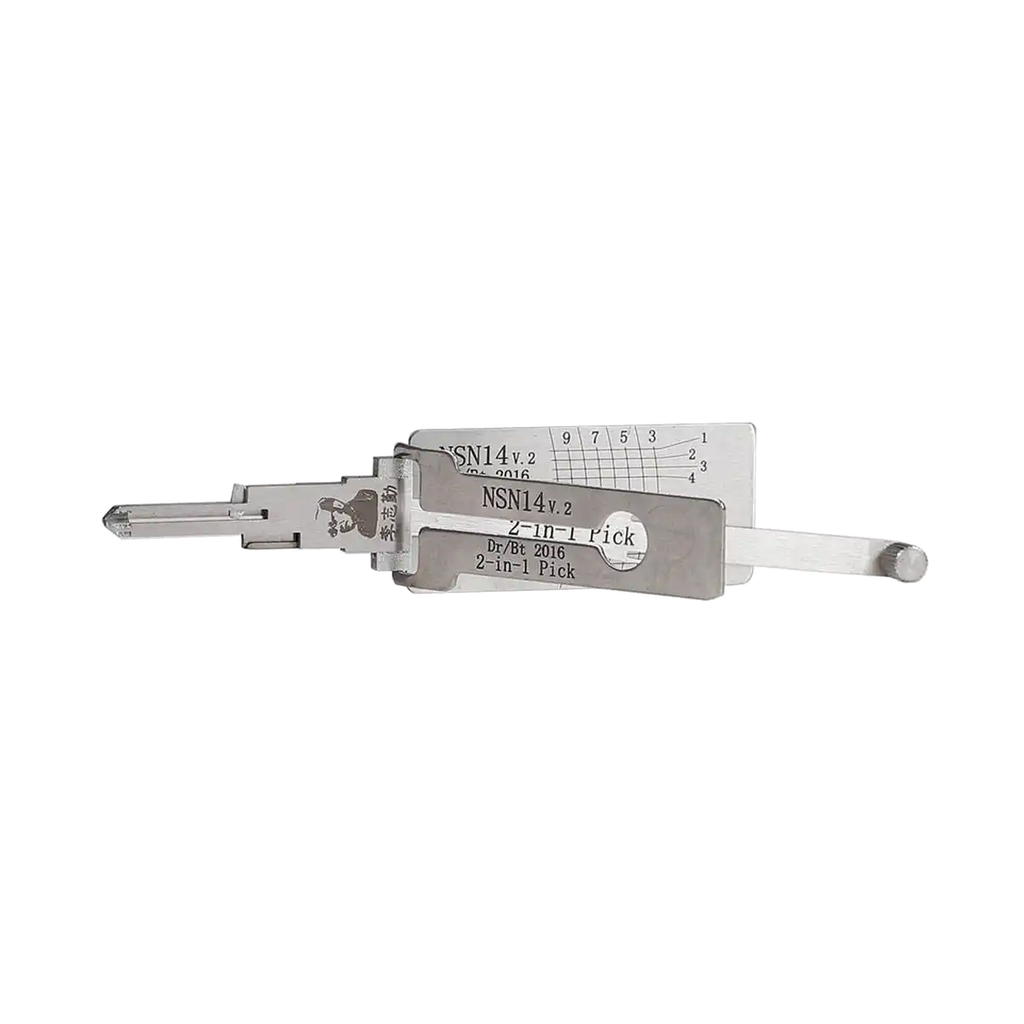 NSN14 2-in-1 locksmith tool detail