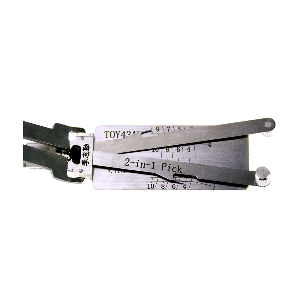 TOY43AT 2-in-1 locksmith tool detail