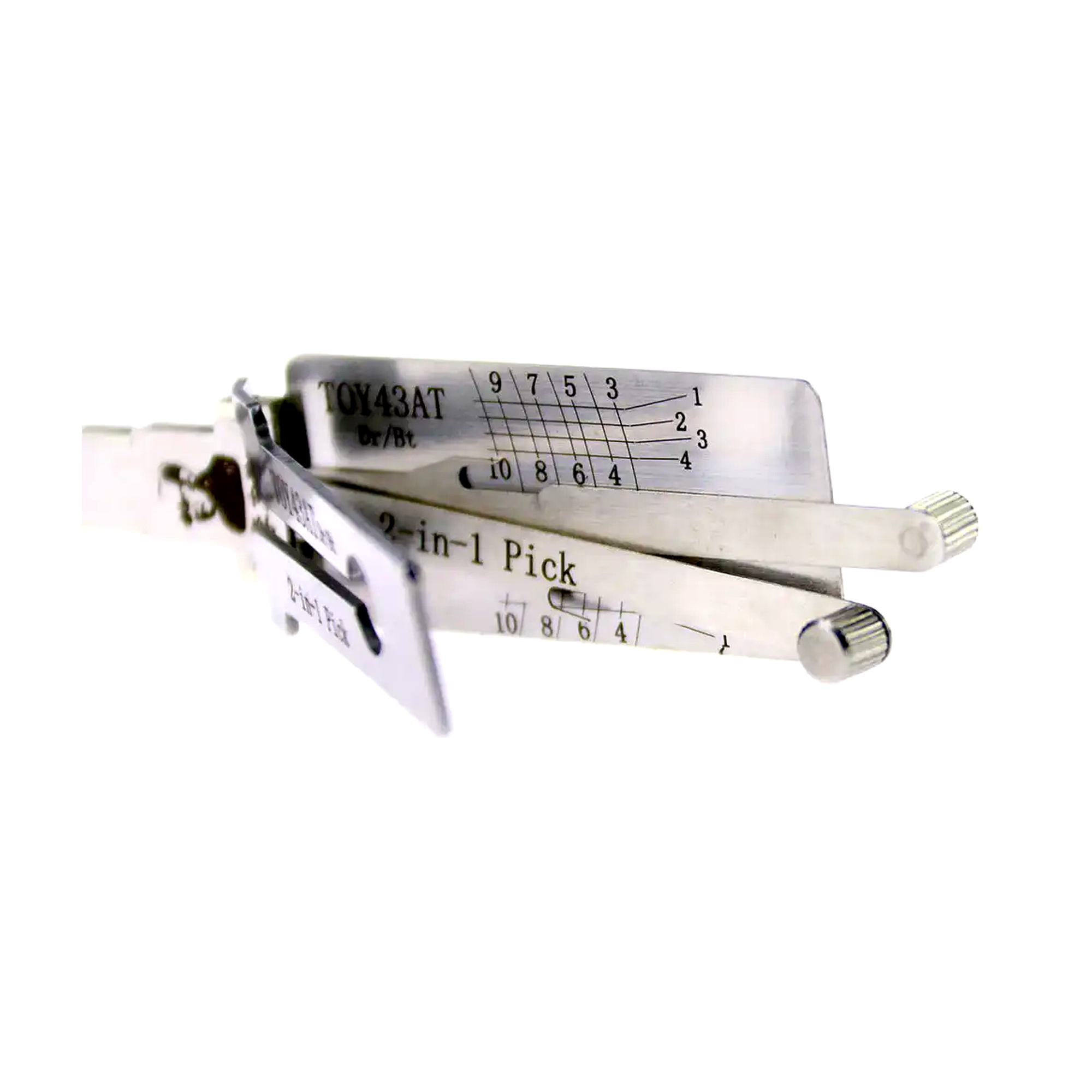 TOY43AT 2-in-1 locksmith tool detail