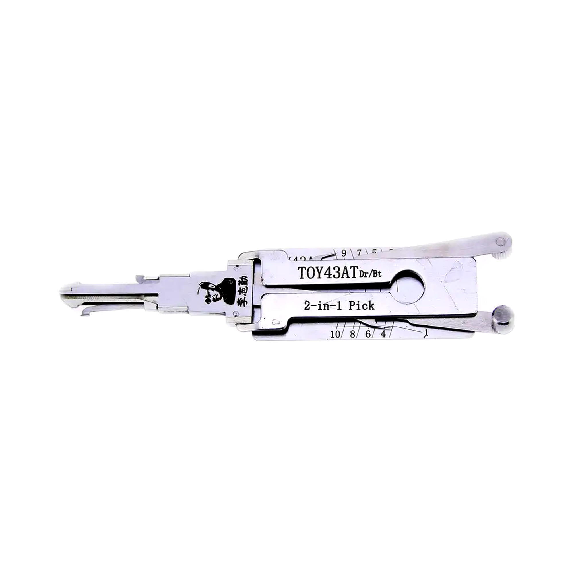 TOY43AT 2-in-1 locksmith tool detail