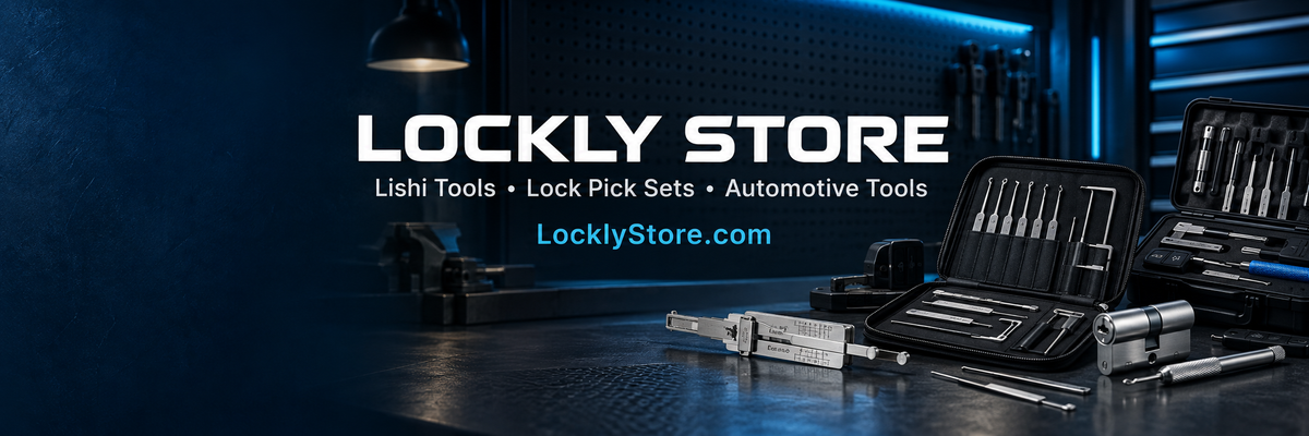 Lockly Store navy workshop banner