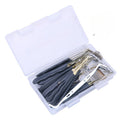 24-Piece Lock Pick Kit with Transparent Practice Padlock