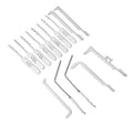 15-Piece Compact Padlock Tool Set
