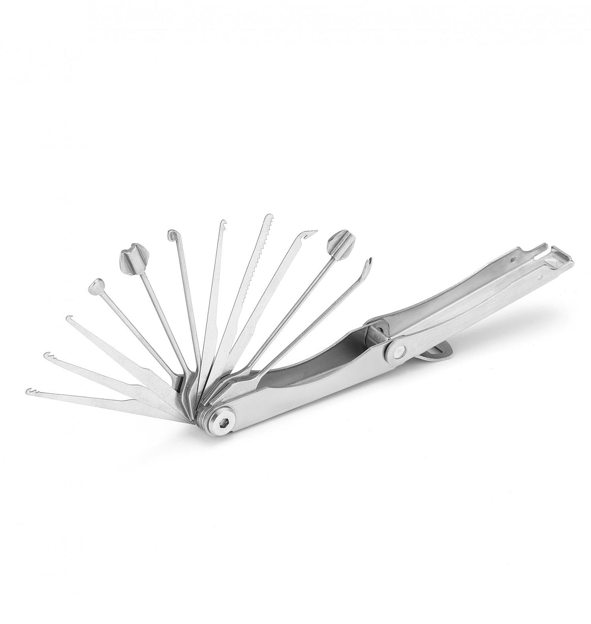 11-Piece Folding Lock Pick Tool Set