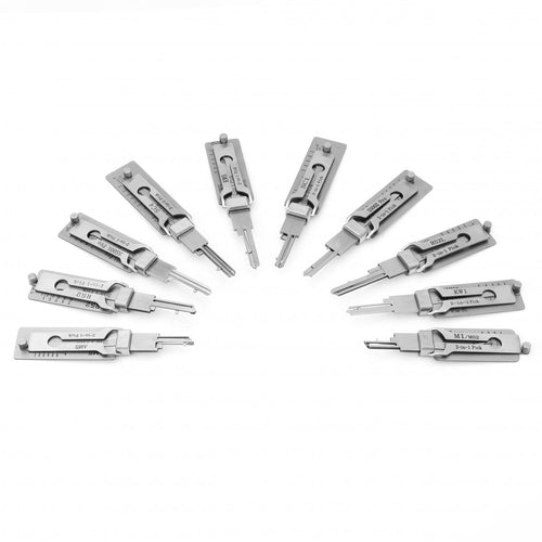10-Piece 2-in-1 Locksmith Pick & Decoder Set - product image