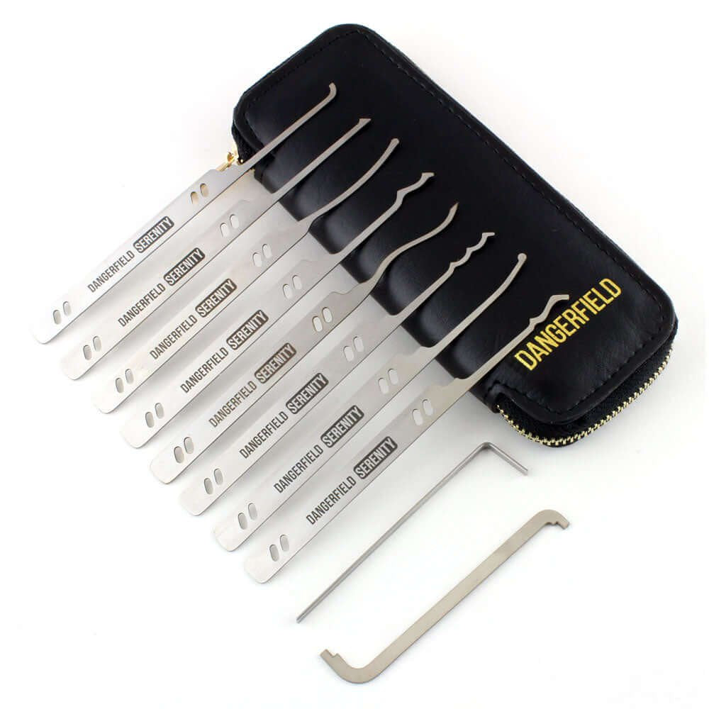 10-Piece Lock Pick Kit with Storage Pouch (8+2)