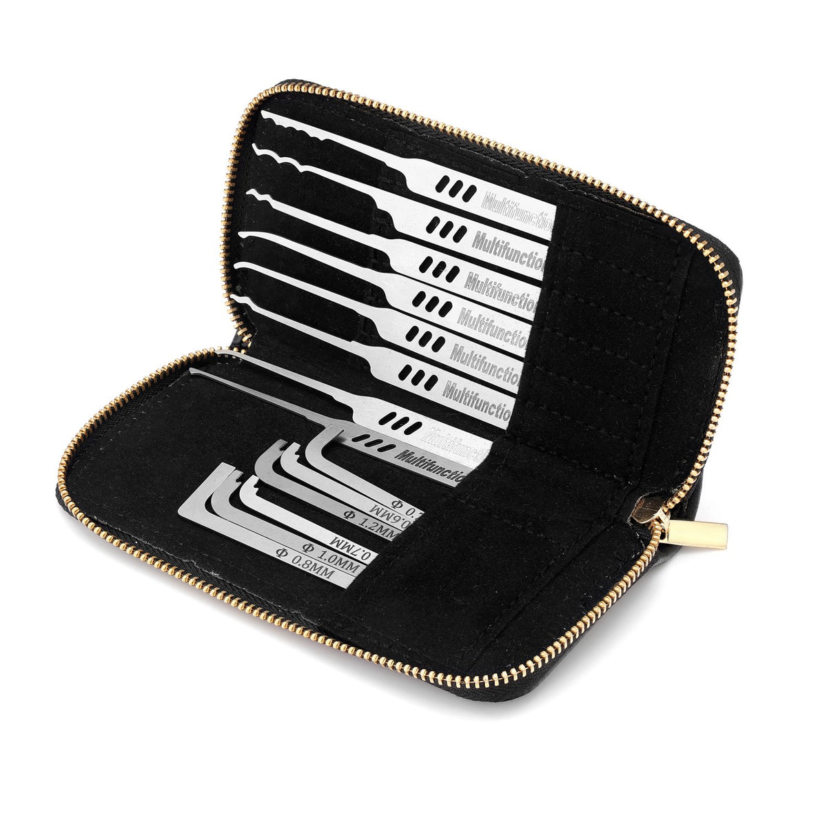 14-Piece Manual Lock Pick Set (8+6)