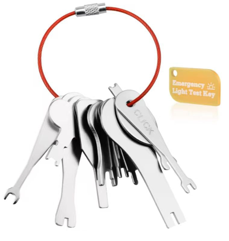 11-Piece Keyring-Style Locksmith Tool Set