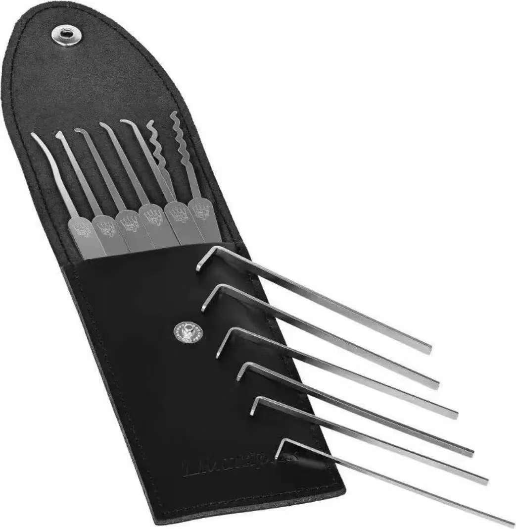 13-Piece Manual Lock Pick Tool Set (7+6)