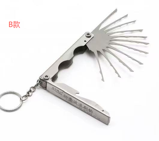 Folding Wave Rake Pick Tool Set