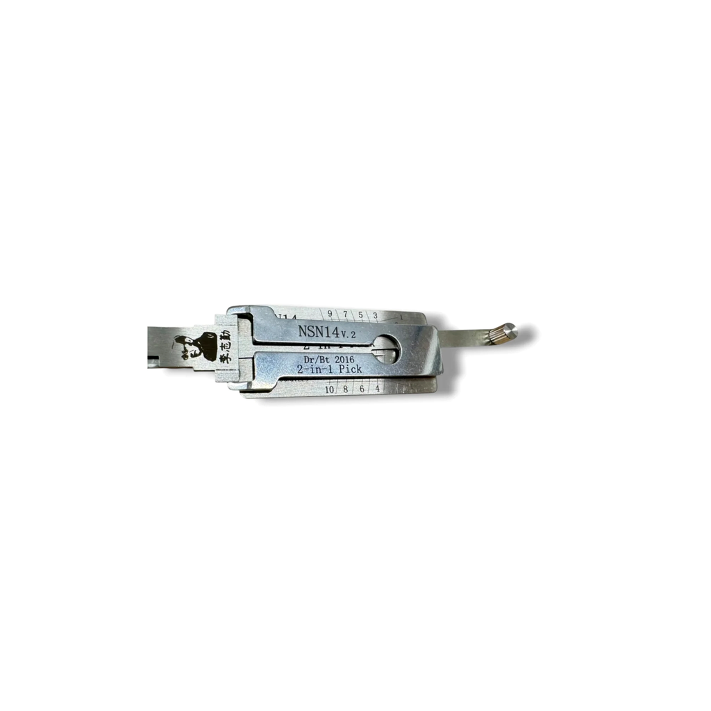 NSN14 2-in-1 locksmith tool detail